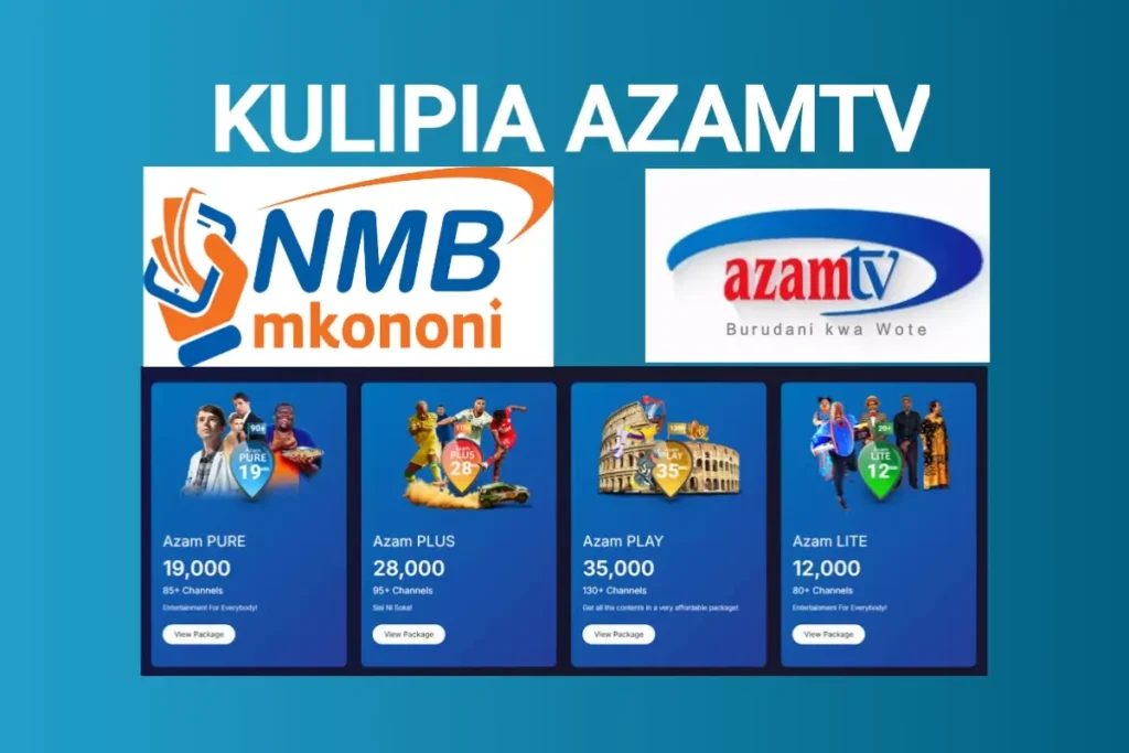 Jinsi ya Kulipia AzamTV kwa Kutumia NMB Mkononi