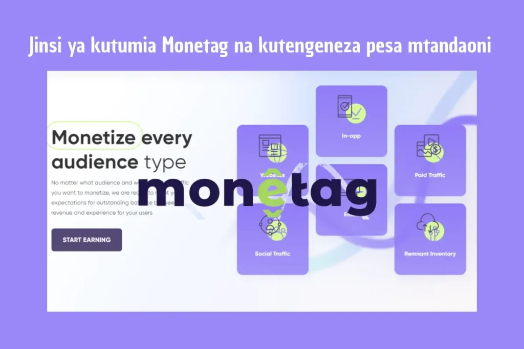 Jinsi ya kutumia Monetag na kutengeneza pesa mtandaoni
