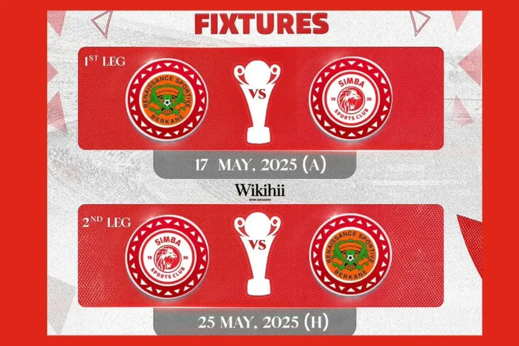 Ratiba Rasmi ya Fainali ya Kombe la Shirikisho CAF 20242025 Simba SC vs RS Berkane