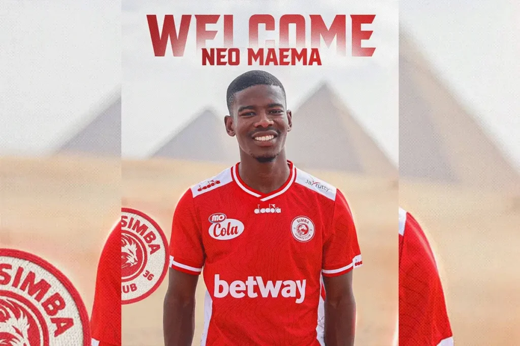 Simba SC Yamtambulisha Neo Maema Kutoka Mamelodi Sundowns