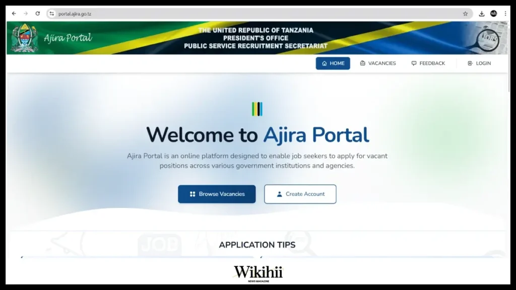 Ajira Portal Jisajili na Tuma Maombi ya Ajira za Serikali