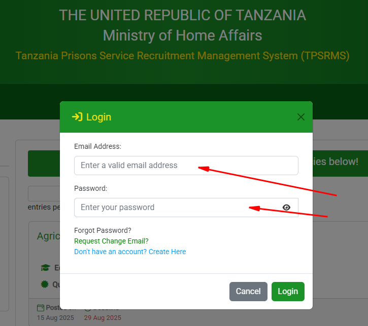 TPS Recruitment Portal (TPSRMS): Utaratibu Kamili kwa Waombaji wa Jeshi la Magereza Tanzania 3 t1 1