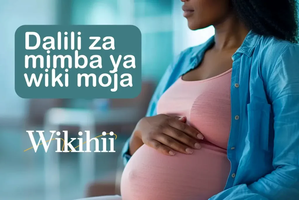 Dalili za mimba ya wiki moja