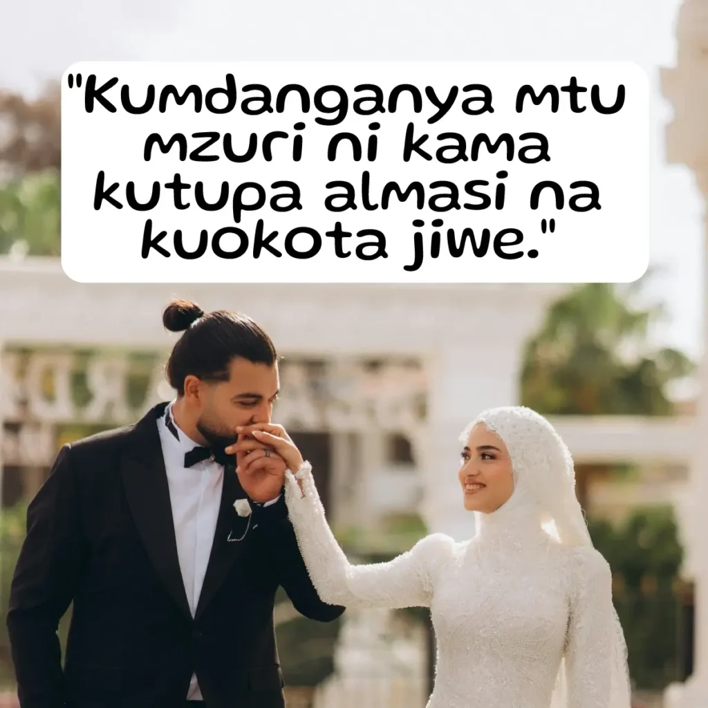 Kumdanganaya mtu mzuri ni sawa na kutupa almasi na kuokota jiwe