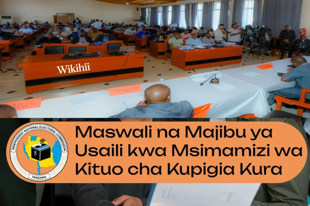 Maswali na Majibu ya Usaili kwa Msimamizi wa Kituo cha Kupigia Kura