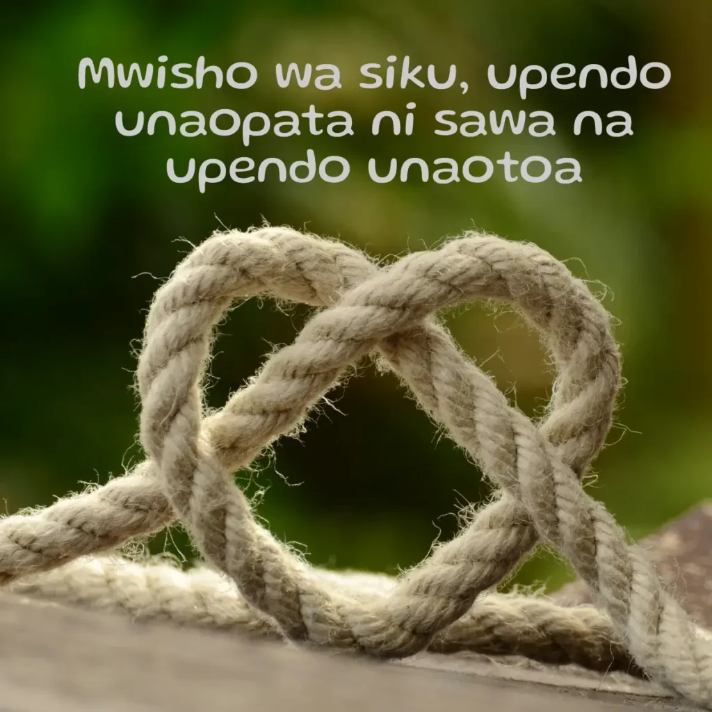 𝐍𝐃𝐎𝐀 𝐍𝐈 𝐌𝐀𝐏𝐄𝐍𝐙𝐈 𝐍𝐀 𝐇𝐔𝐑𝐔𝐌𝐀 1 Mwisho wa siku upendo unaopata ni sawa na upendo unaotoa