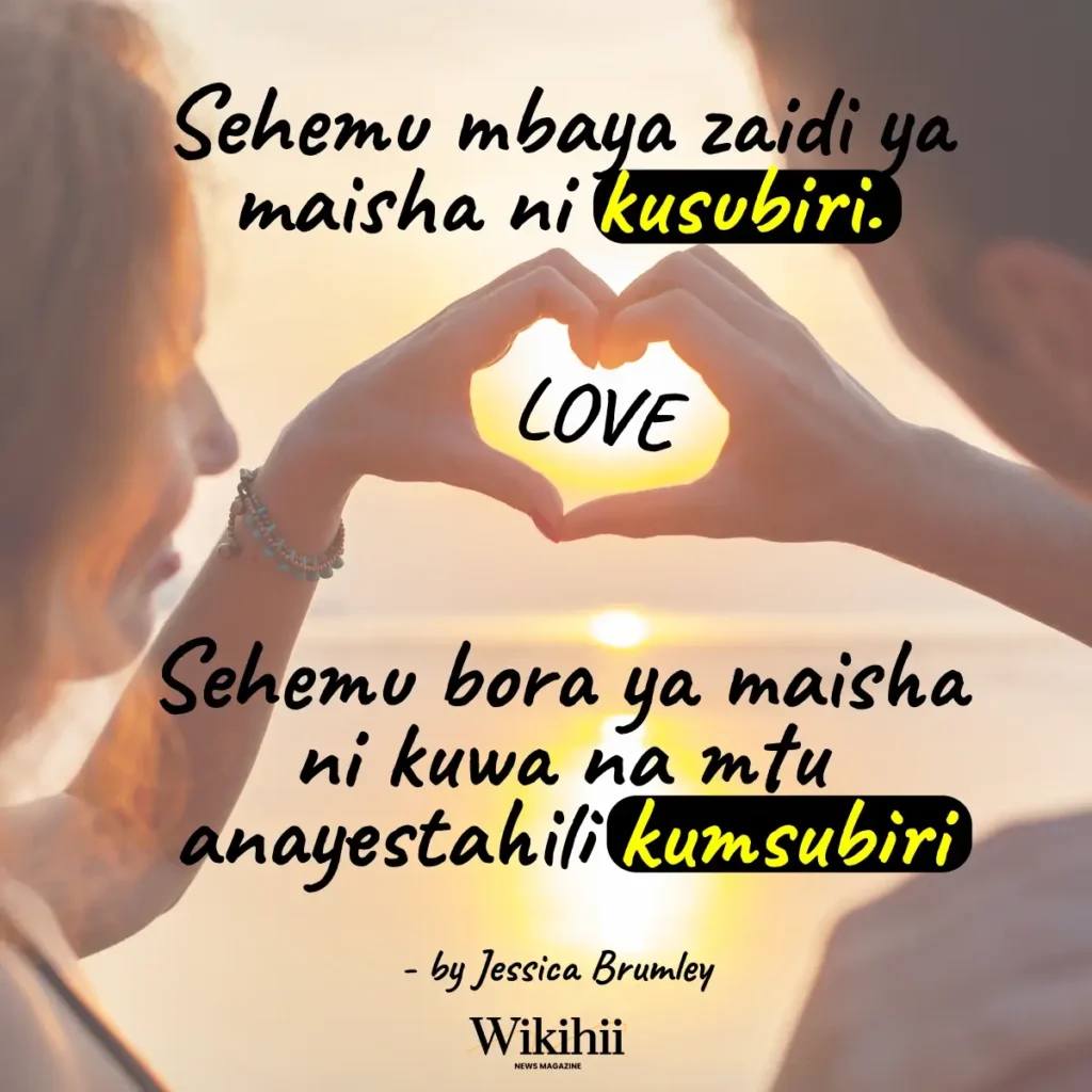 β€οΈ SIMULIZI TAMU ZA KUSISIMUA π· 1 Sehemu mbaya zaidi ya maisha ni kusubiri sehemu bora ya maisha ni kuwa na mtu anayestahili kumsubiri