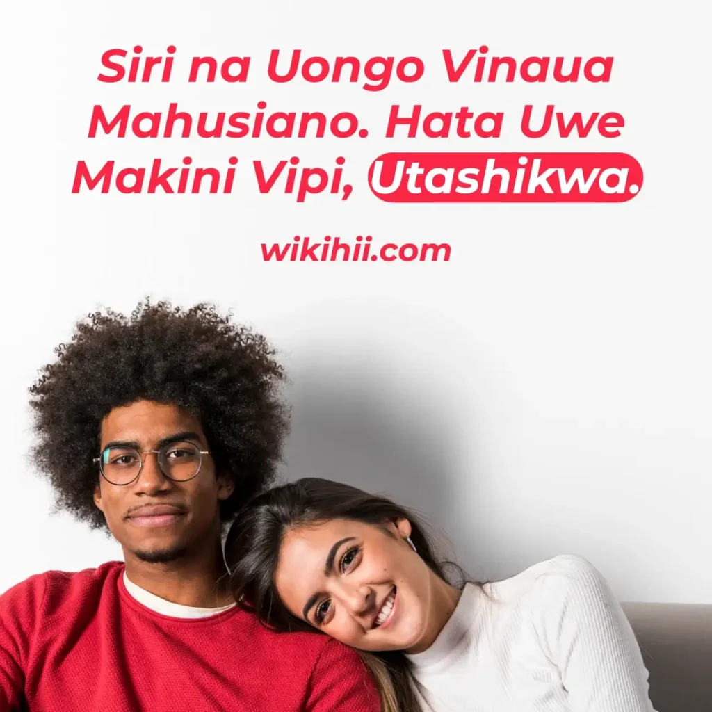 Siri na uongo vinaua mahusiano hata uwe makini vipi utashikwa