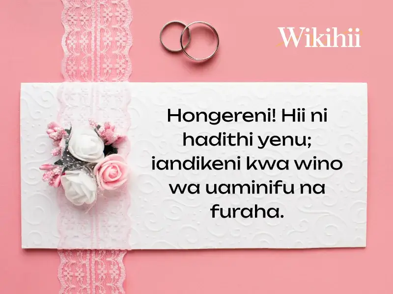 Heri za marafiki — pongezi za harusi kutoka kwa marafiki