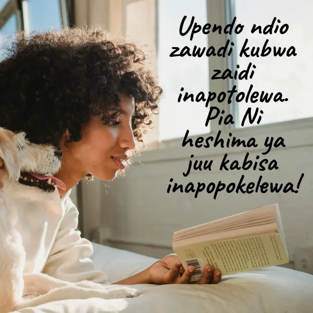 Upendo ndio zawadi kubwa zaidi inapotolewa pia ni heshima ya juu zaidi inapopokelewa