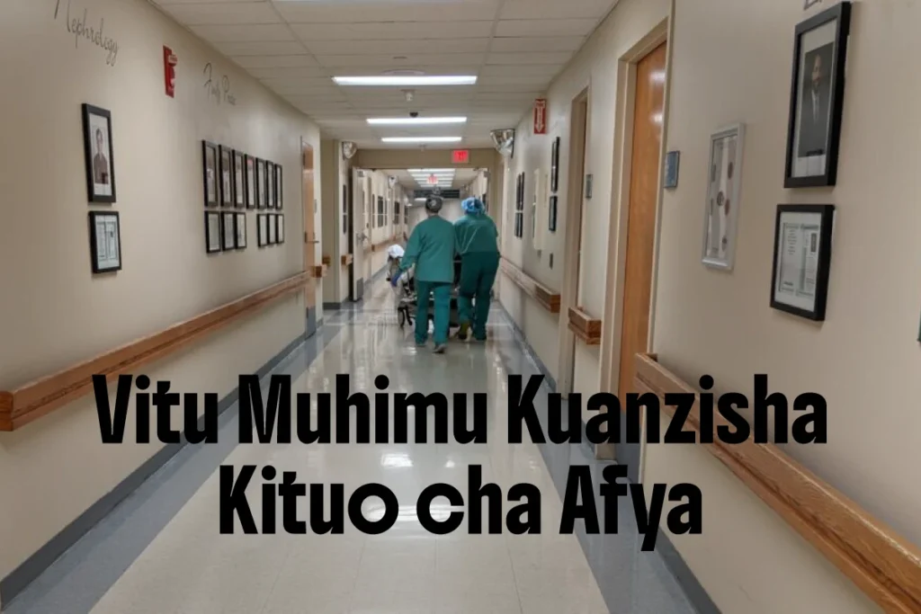 Vitu Muhimu Kuanzisha Kituo cha Afya