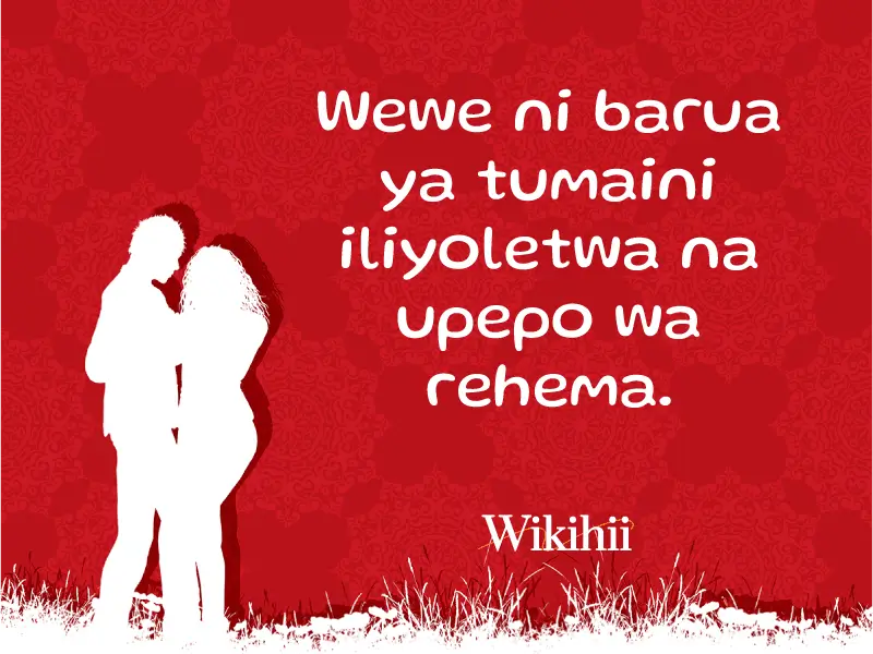 Ujumbe wa hisia nzito: barua ya mapenzi yenye kugusa moyo