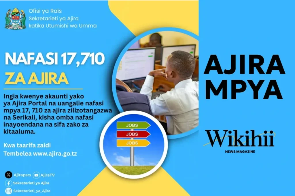 Serikali Yatangaza Ajira 17,710 kwa Mwaka wa Fedha 2025/26
