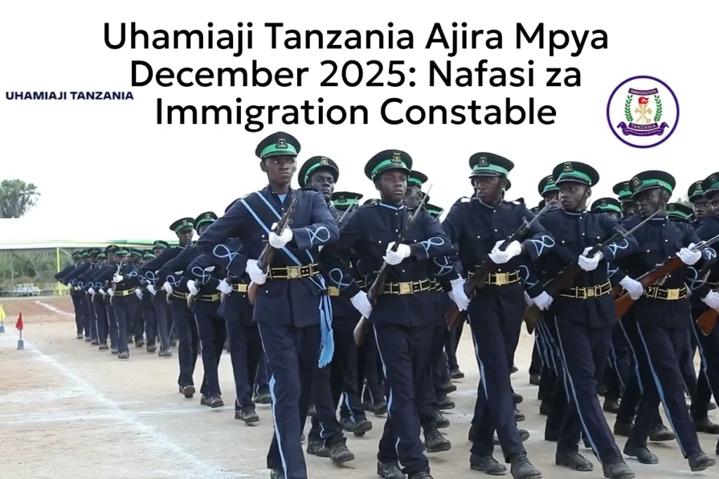 Uhamiaji Tanzania Ajira Mpya December 2025: Nafasi za Immigration Constable